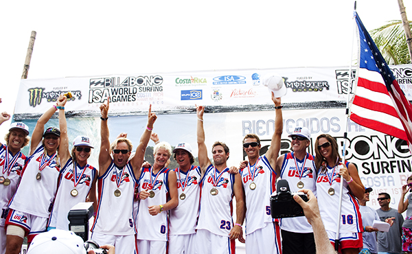 Team USA wins the Billabong ISA World Surfing Games