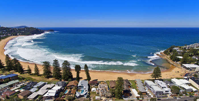 Aerial View of Avoca Beach