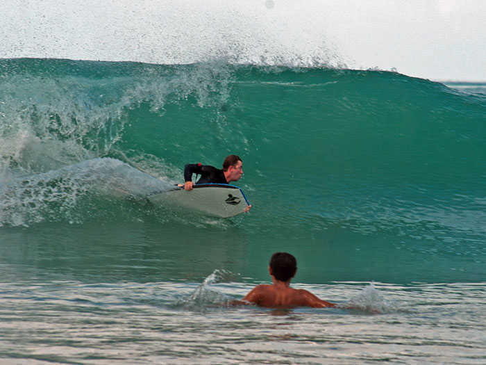 Bodyboarding in Thailand