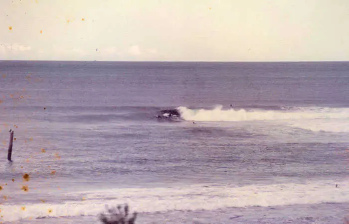 Sandon Point Pole in 1979 Sandon Point Pole in 1979