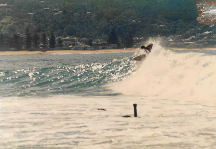 Surfing Sandon Point Australia with no crowds