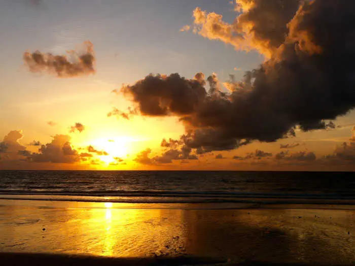 Sunset at a beach in Thailand Thailand Sunset