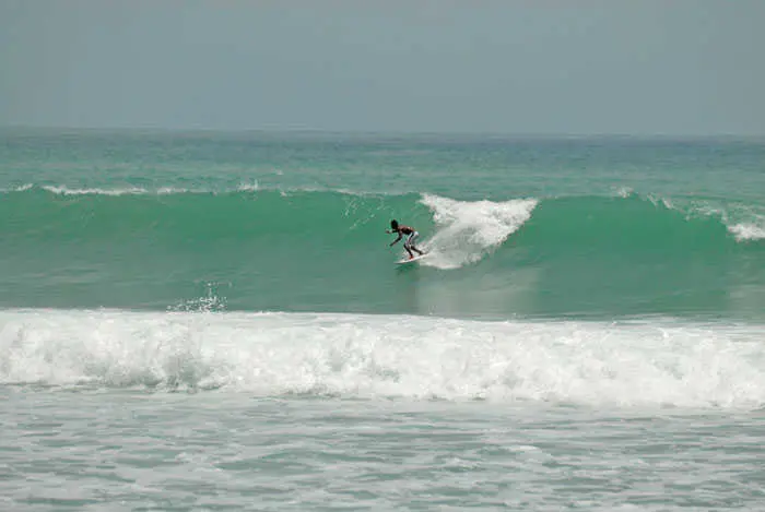 Surfing Kalim Beach