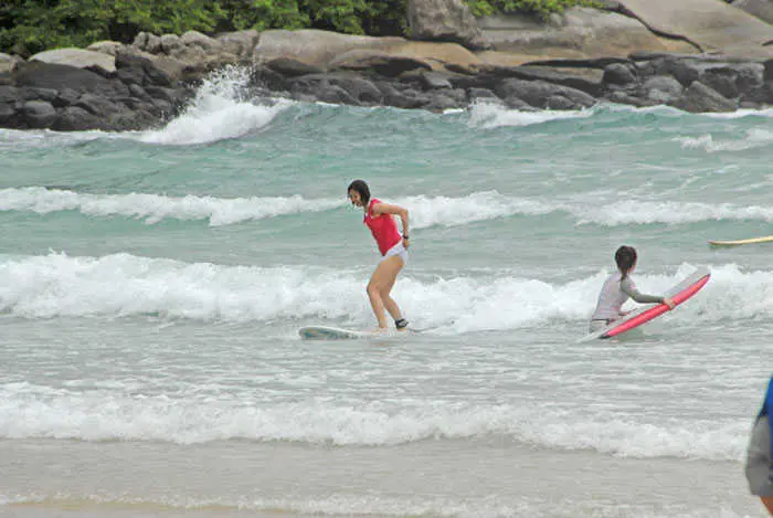 Beginners Surfing at Kata Beach
