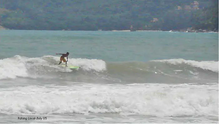 Surfing Patong Beach