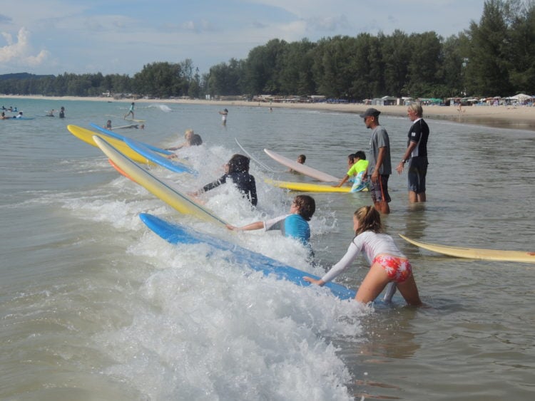 Surfboard Pointing Towards the Waves