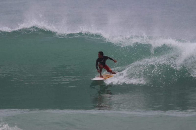 Surfing Nai Thon Beach
