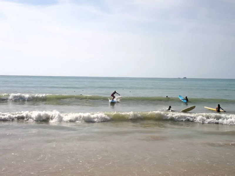 Surfing in Small Waves Learning to surf in small waves